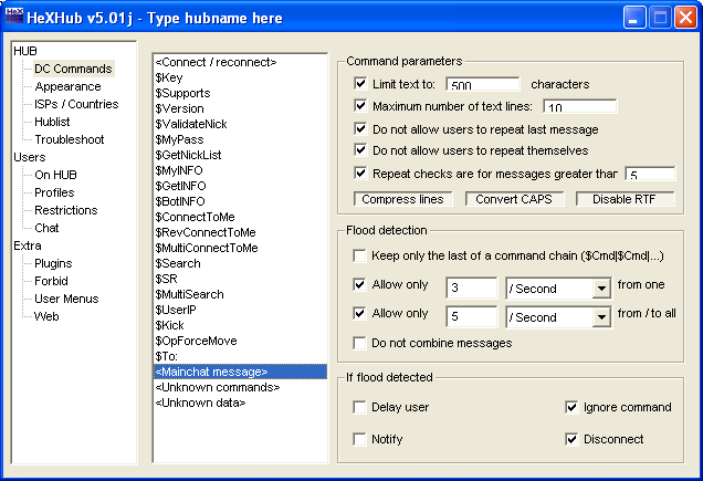 HeXHub GUI