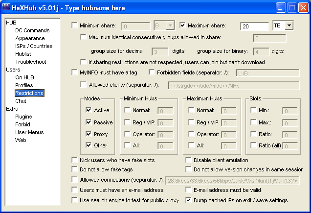 HeXHub GUI