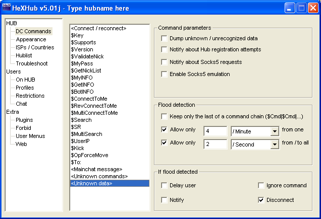 HeXHub GUI